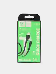 Черный кабель USB-Type C GFPower F16T, 1 м