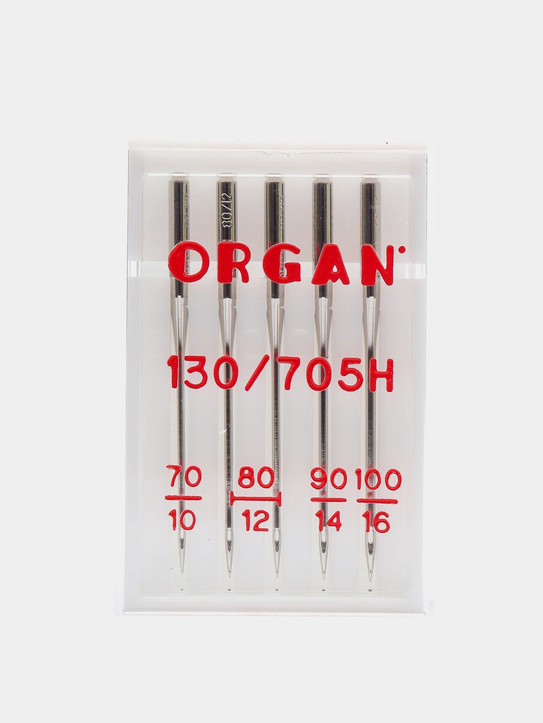 Хаки иглы ORGAN универсальные 5 шт, в блистере для бытовых швейных машин