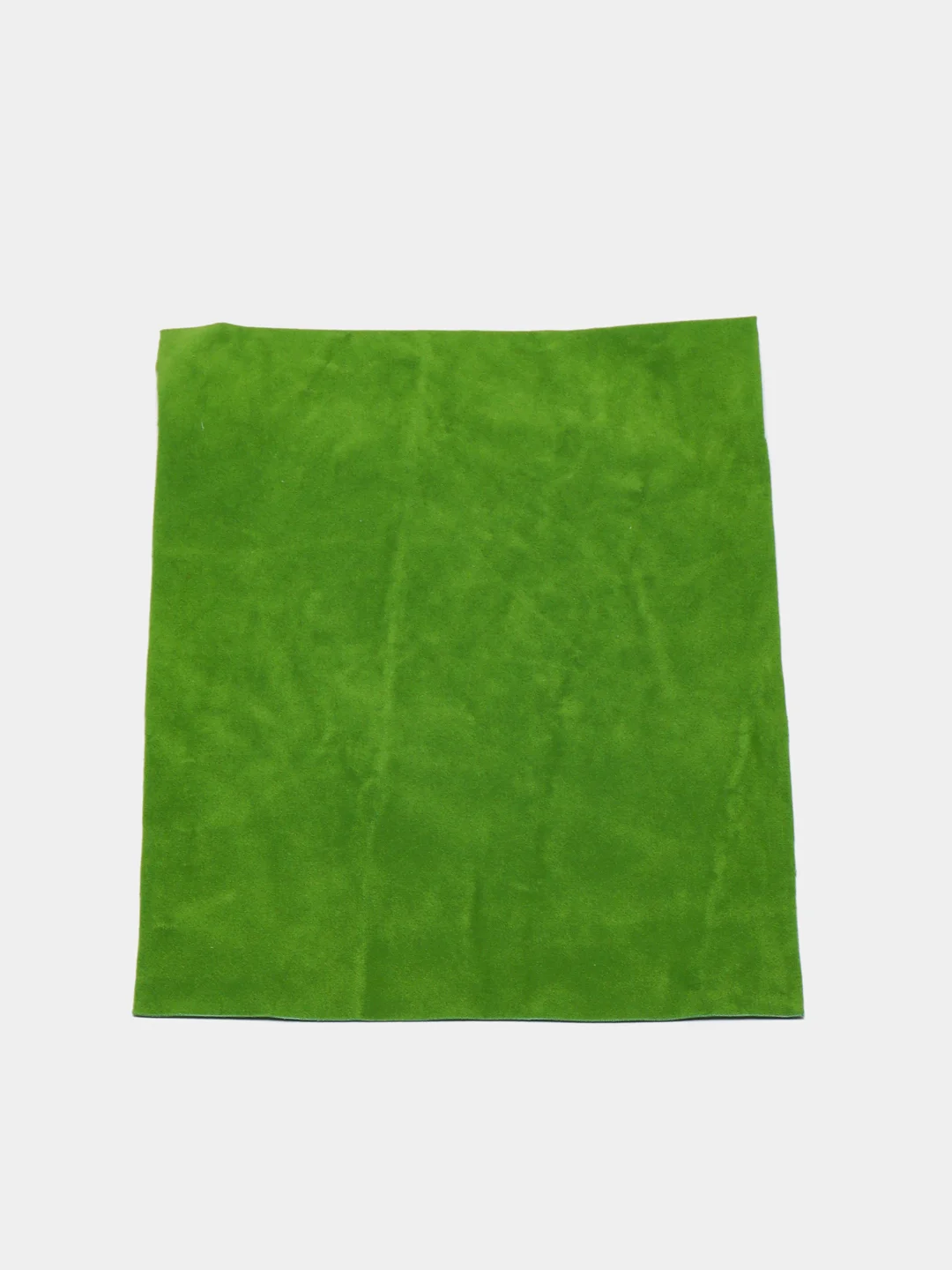 Лесной зеленый двусторонняя замша, 20*30 см