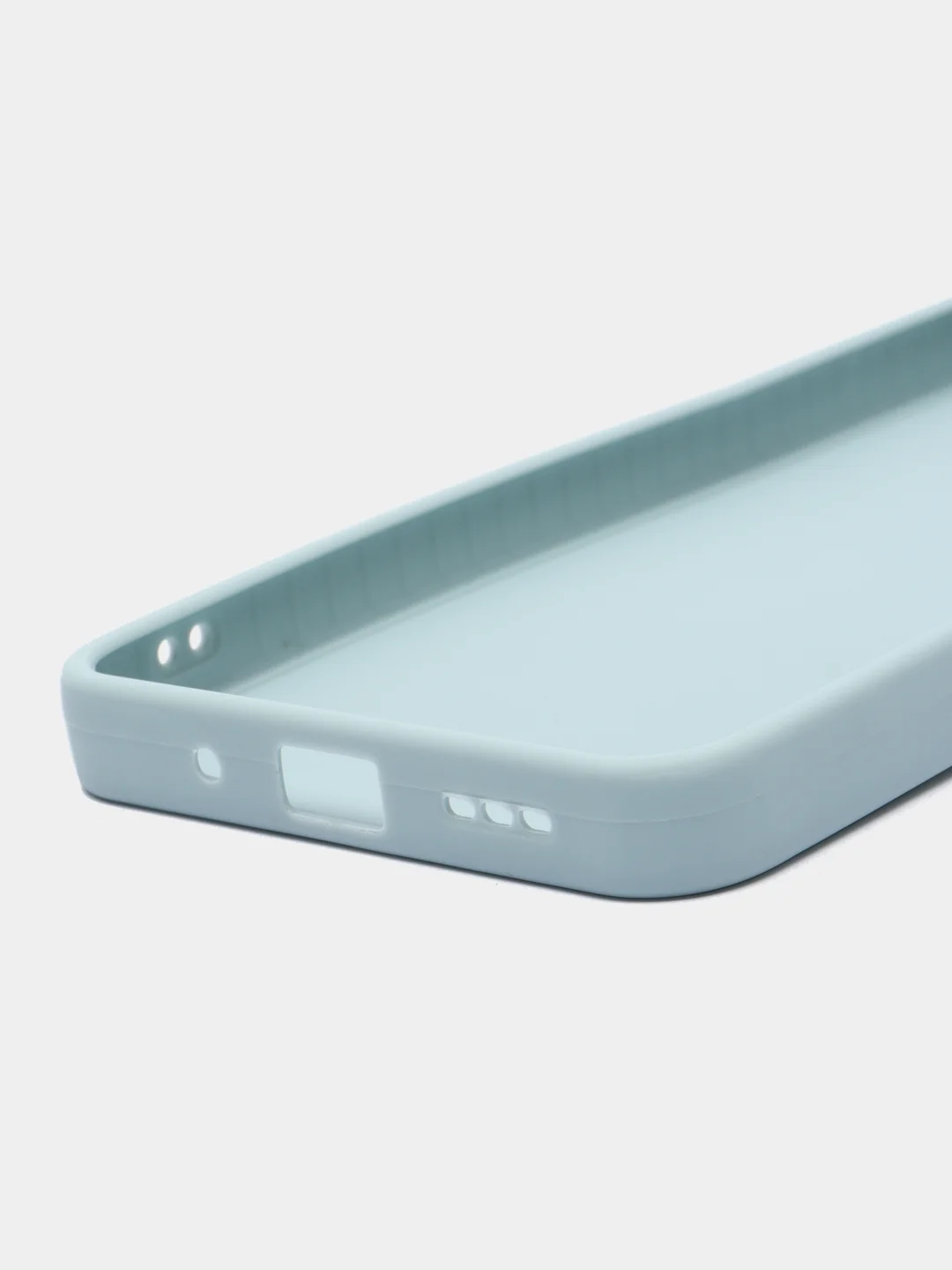 Светло-синий чехол цветной для Xiaomi Redmi 9, 9A, 9C, 10, 10C, Redmi 12, 12C, Poco C40 силиконовый