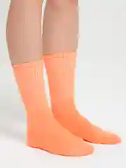 Носки оранжевые, со спортивной резинкой