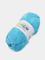 Бирюзовый пряжа Bonbon плюшевая, полиэстер, 100 г, 120 м