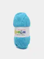 Бирюзовый пряжа Bonbon плюшевая, полиэстер, 100 г, 120 м
