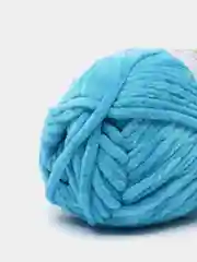 Бирюзовый пряжа Bonbon плюшевая, полиэстер, 100 г, 120 м