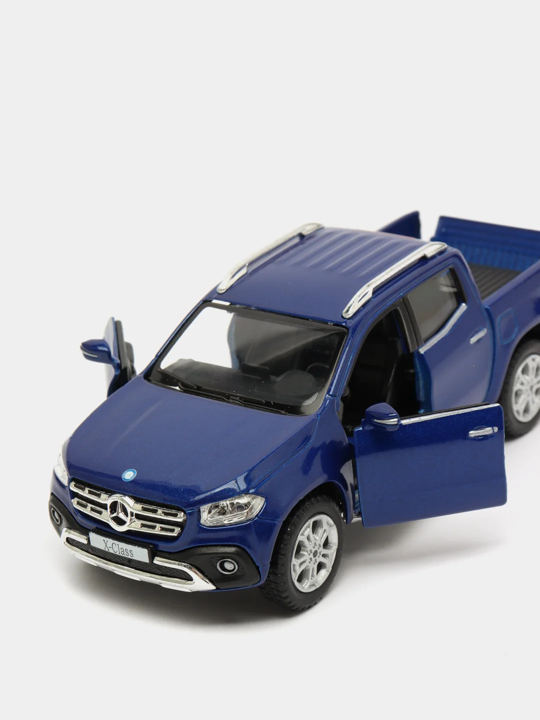 Синий металлическая машинка Mercedes-Benz X-Class 1/42 KT5410D