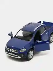 Синий металлическая машинка Mercedes-Benz X-Class 1/42 KT5410D