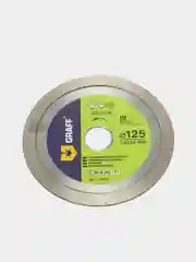 Алмазный диск по керамике 125x10х22,23 мм GRAFF серия "Master"