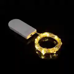 Белый светодиодная гирлянда на батарейках