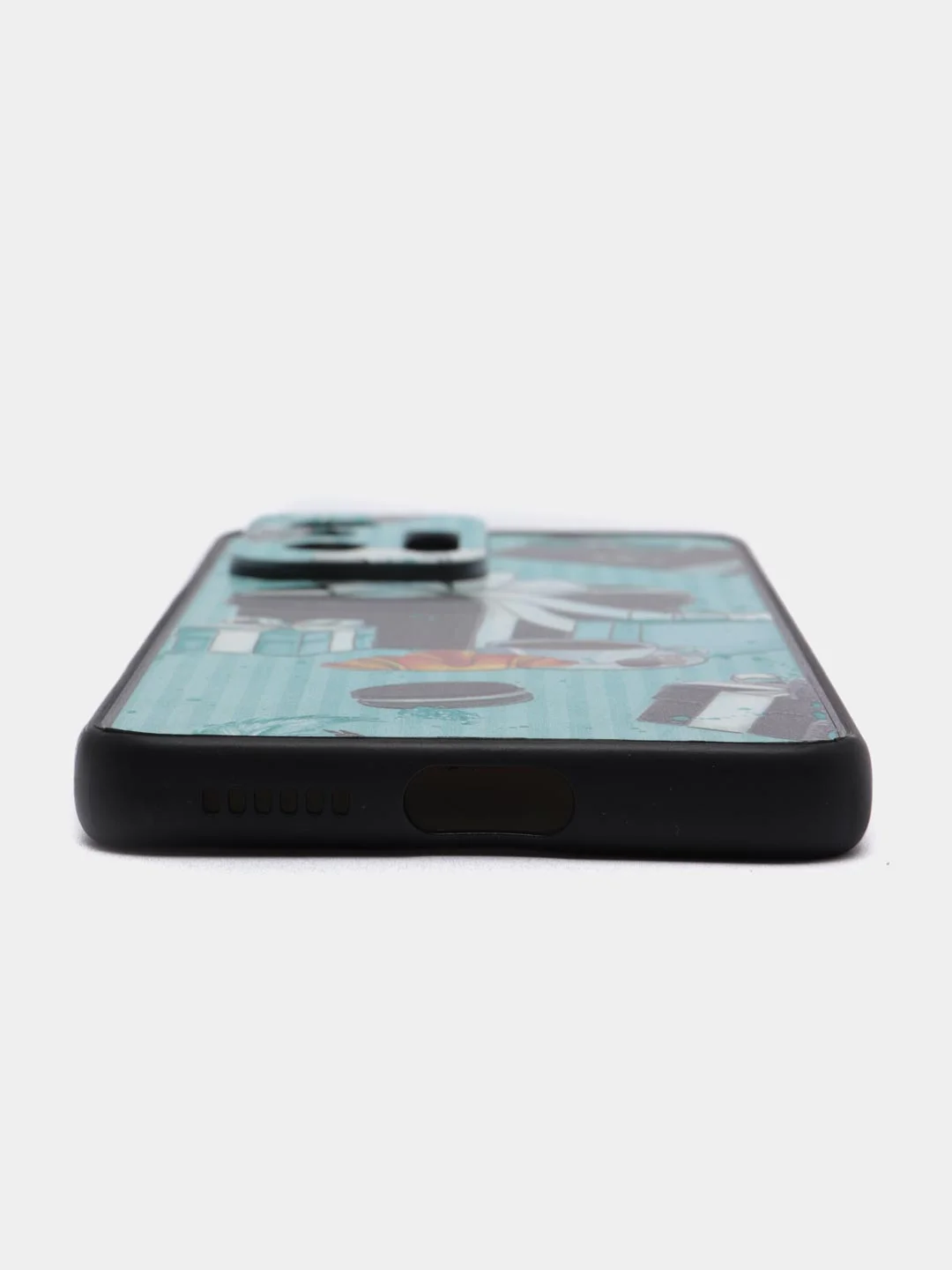 Бирюзовый чехол с рисунком на Xiaomi 11T и Xiaomi 11T Pro (Сяоми 11Т и Сяоми 11Т Про)