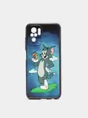 Синий чехол с рисунком на Poco M5s, Xiaomi Redmi Note 10 и Note 10S (Поко М5с и Редми Нот 10)