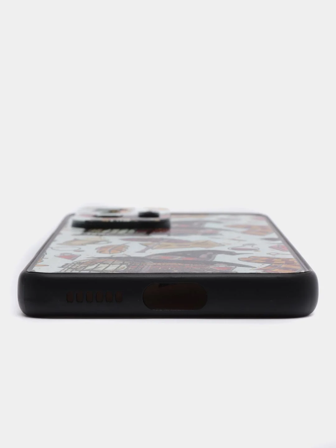 Тёмно-бордовый чехол с рисунком на Xiaomi 11T и Xiaomi 11T Pro (Сяоми 11Т и Сяоми 11Т Про)