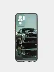 Серый чехол с рисунком на Poco M5s, Xiaomi Redmi Note 10 и Note 10S (Поко М5с и Редми Нот 10)