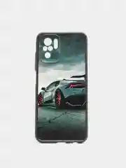 Хром чехол с рисунком на Poco M5s, Xiaomi Redmi Note 10 и Note 10S (Поко М5с и Редми Нот 10)