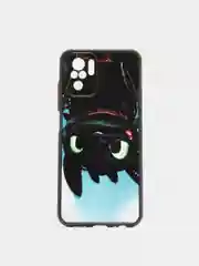 Угольный чехол с рисунком на Poco M5s, Xiaomi Redmi Note 10 и Note 10S (Поко М5с и Редми Нот 10)