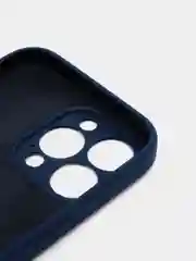 Лазурный чехол Silicone Case для Apple iPhone 12 с защитой камеры (закрытый низ)