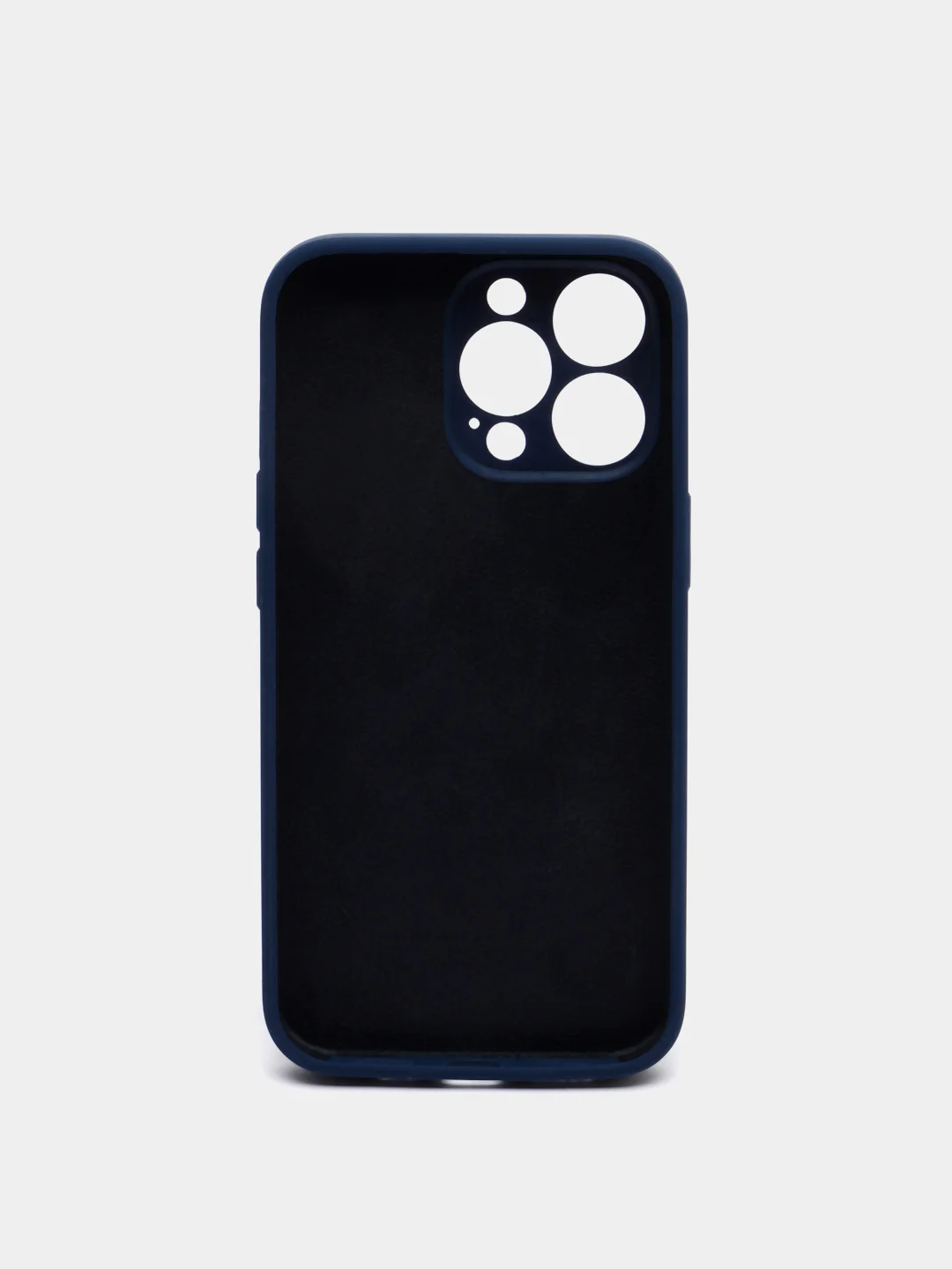 Лазурный чехол Silicone Case для Apple iPhone 12 с защитой камеры (закрытый низ)