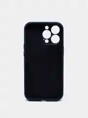 Лазурный чехол Silicone Case для Apple iPhone 12 с защитой камеры (закрытый низ)