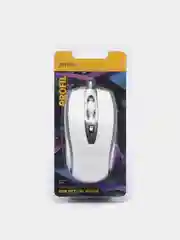 Серый мышь оптическая Perfeo "PROFIL", 4 кнопки, USB