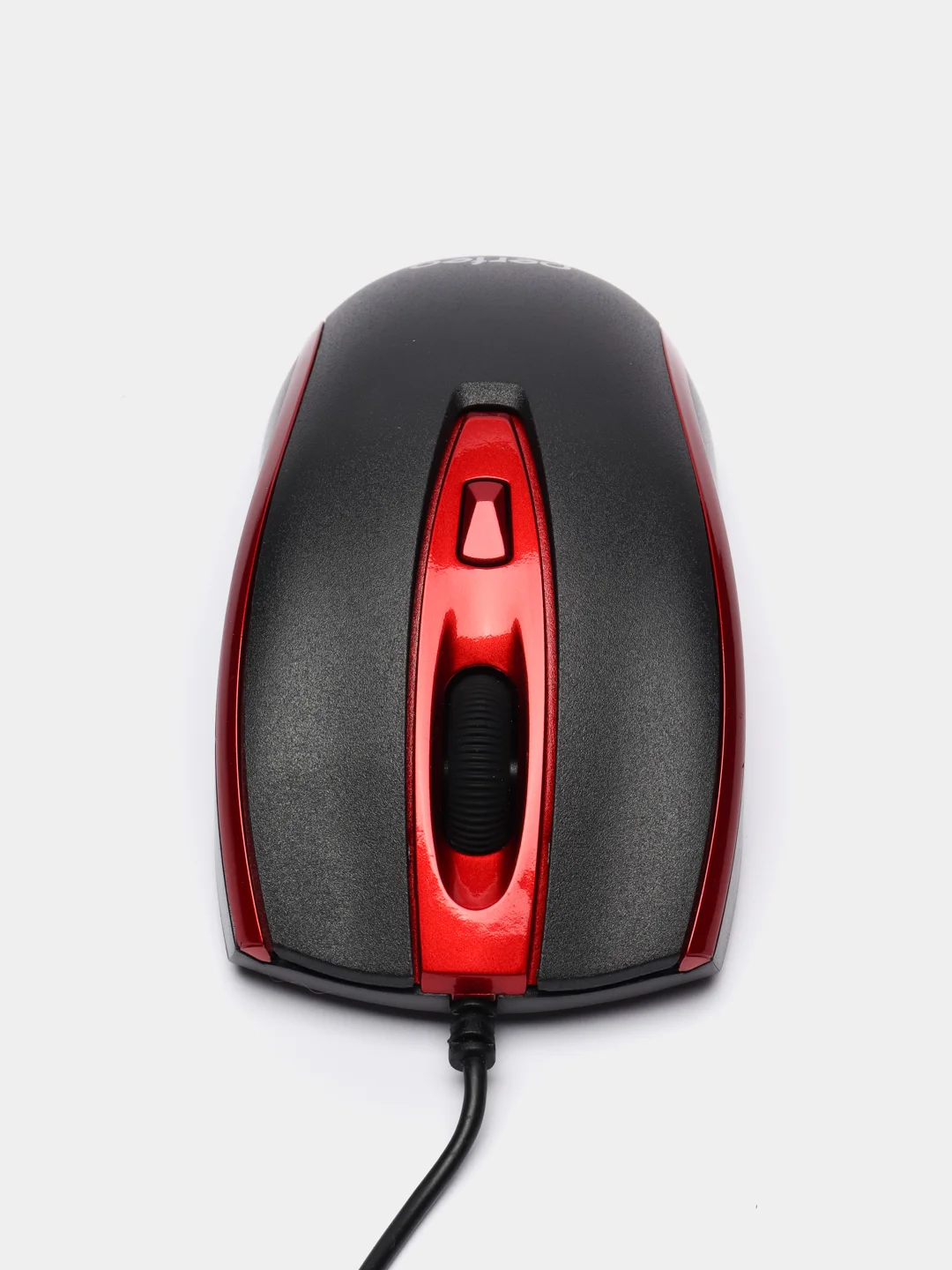 Красный мышь оптическая Perfeo "PROFIL", 4 кнопки, USB