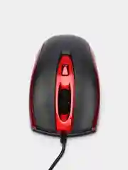 Красный мышь оптическая Perfeo "PROFIL", 4 кнопки, USB