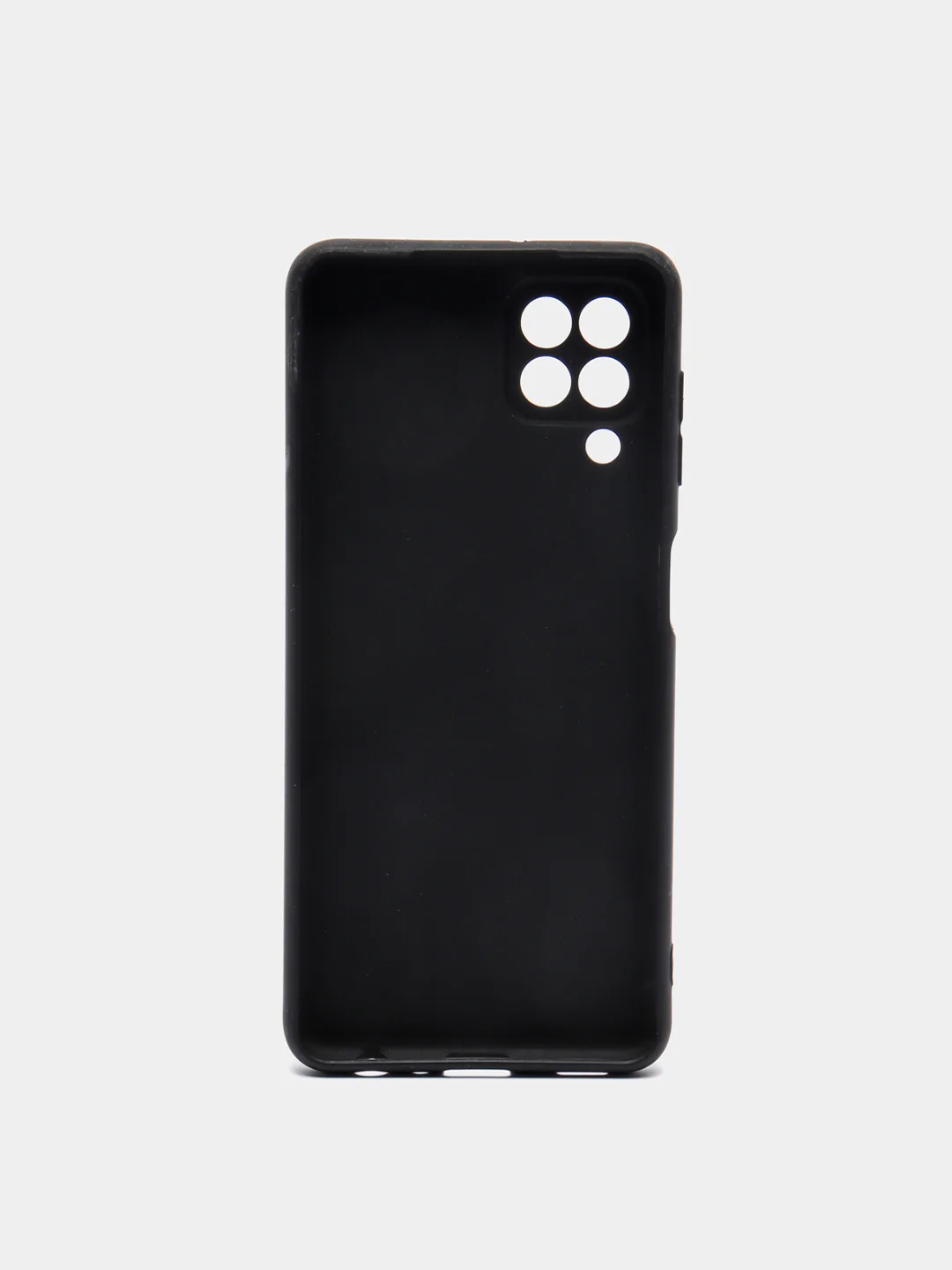 Черный силиконовый чехол Samsung Galaxy A22 4G, M32, M22 (Самсунг Галакси А22, М32, М22) прозрачный