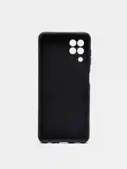 Черный силиконовый чехол Samsung Galaxy A22 4G, M32, M22 (Самсунг Галакси А22, М32, М22) прозрачный
