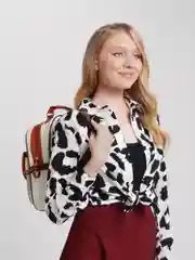 Бежевый рюкзак женский