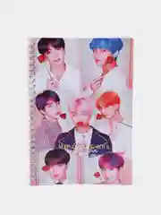 Конфетный скетчбук BTS (БТС), размер А5, 50 листов