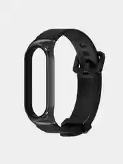 Ремешок для Xiaomi Мi band 7 (ксяоми ми бэнд) силиконовый металлический фитнес часы трекер