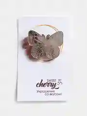 Серебряный брошь "Бабочка"