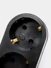 Сетевой разветвитель Perfeo "RU POWER 2 гнезда, 16А, с заземлением, черный