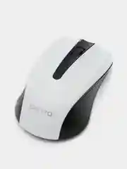 Белый мышь беспроводная оптическая Perfeo "Rainbow",  USB