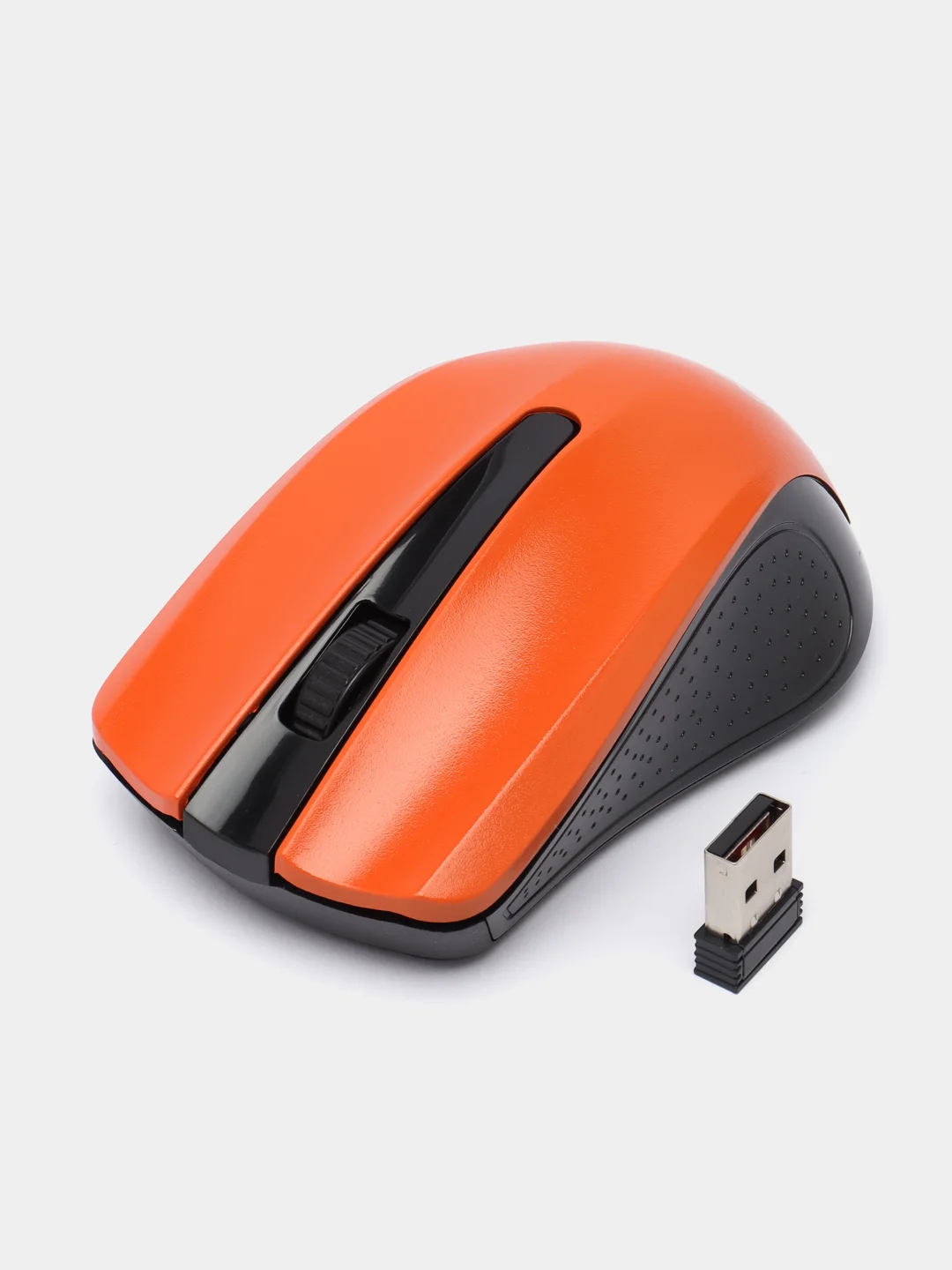 Оранжевый мышь беспроводная оптическая Perfeo "Rainbow",  USB