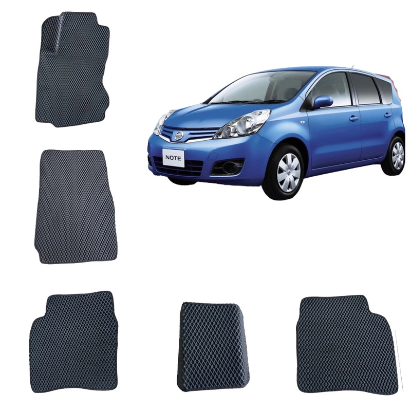 Автомобильные 3D-коврики для Nissan Note 1-го поколения, ЭВА