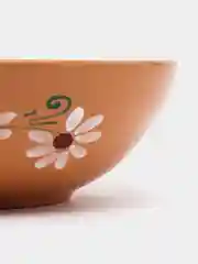 Бежевый салатник / Салатница керамическая "Удачная"