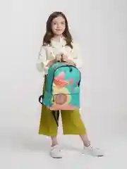 Салатовый рюкзак школьный