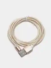 Золотой магнитный кабель для зарядки Floveme (2A), Lightning, Type-C, Micro-USB, 1 метр