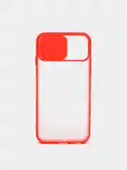 Красный чехол с защитой шторкой для камеры на iPhone 6s/7/8/Plus/SE/20/X/XS/XR/11/Pro/Max/12/13/айфон