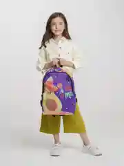 Фиолетовый рюкзак школьный