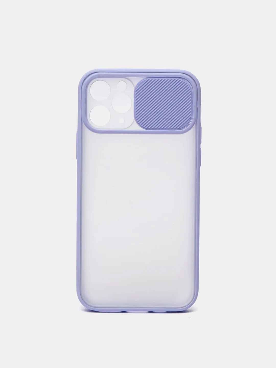 Фиолетовый чехол с защитой шторкой для камеры на iPhone 6s/7/8/Plus/SE/20/X/XS/XR/11/Pro/Max/12/13/айфон