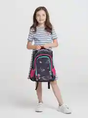 Бирюзовый школьный рюкзак для девочки