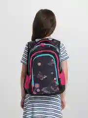 Бирюзовый школьный рюкзак для девочки