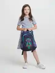 Лазурный школьный рюкзак для девочки