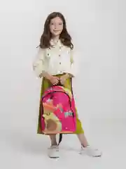 Розовый рюкзак школьный