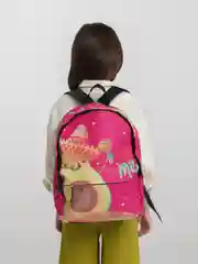 Розовый рюкзак школьный