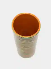 Зеленый ваза, стакан керамический