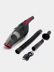 Красный портативный автопылесос, беспроводной, аккумуляторный