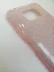 Золотой силиконовый с блестками усиленный чехол XIAOMI Poco x3
