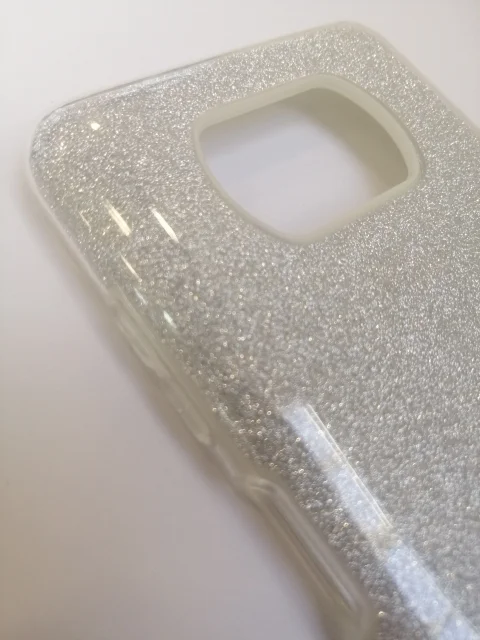 Золотой силиконовый с блестками усиленный чехол XIAOMI Poco x3
