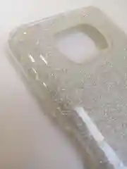 Золотой силиконовый с блестками усиленный чехол XIAOMI Poco x3